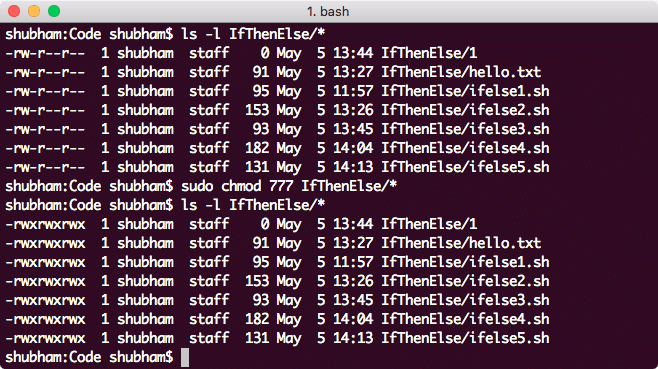 Linux chmod Example Linux Hint