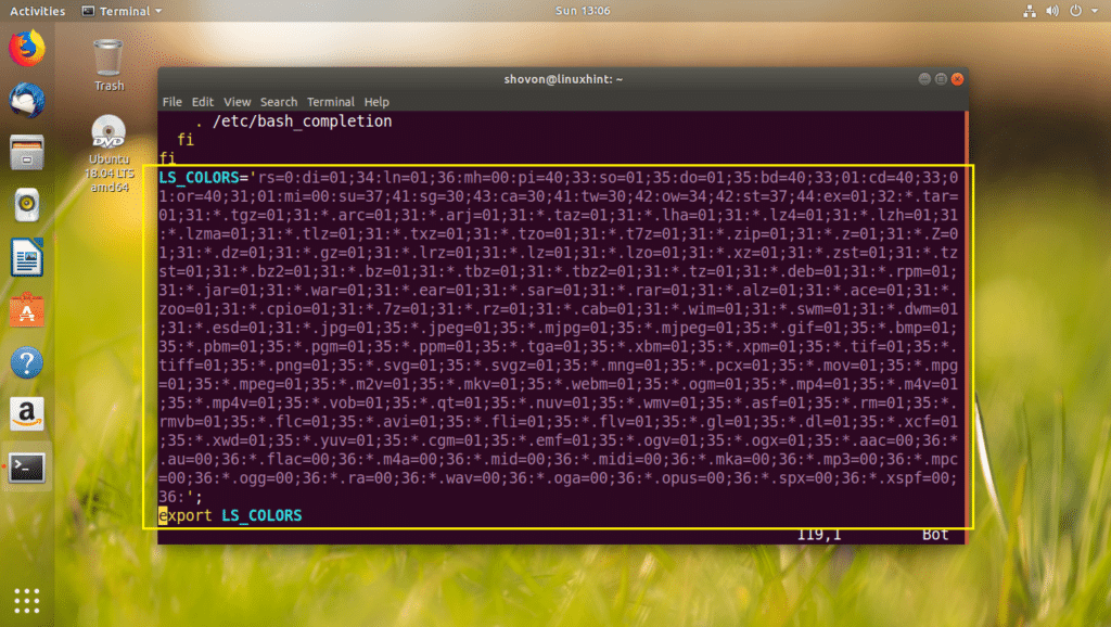How to Change Colors on LS in Bash