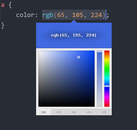 Color Picker In Atom Editor