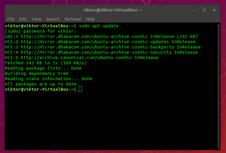Hướng dẫn cách thay đổi màu ubuntu change terminal background color .v