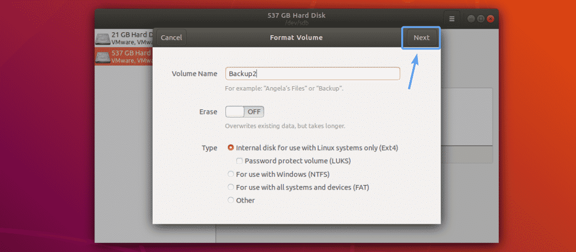 How to Use GNOME Disk Utility Linux Hint