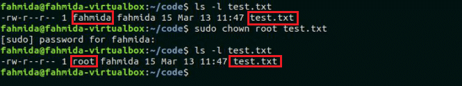 Linux chown command examples Linux Hint