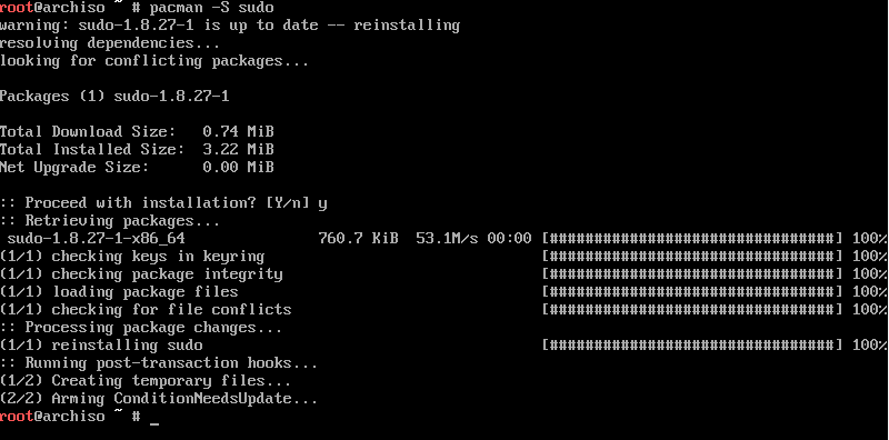 How to Use SUDO on Arch Linux