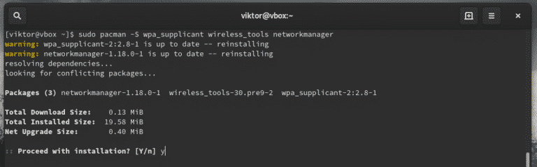 How to Use Arch Linux Network Manager Linux Hint