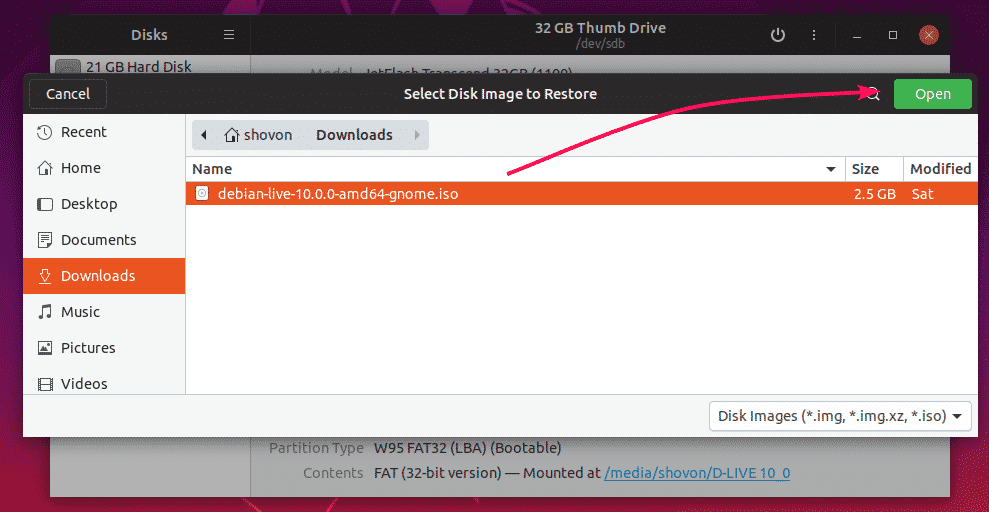 Creating Debian 10 Bootable USB Thumb Drive for Installing