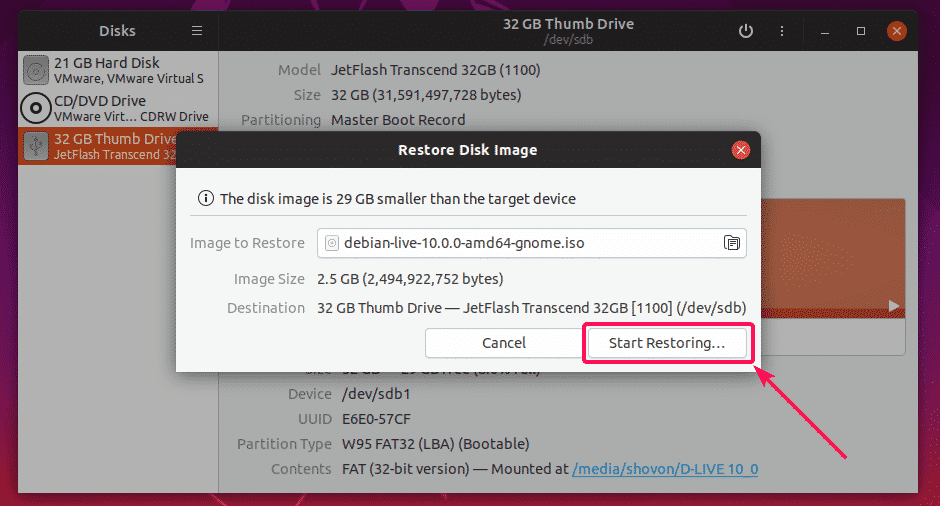Creating Debian 10 Bootable USB Thumb Drive for Installing