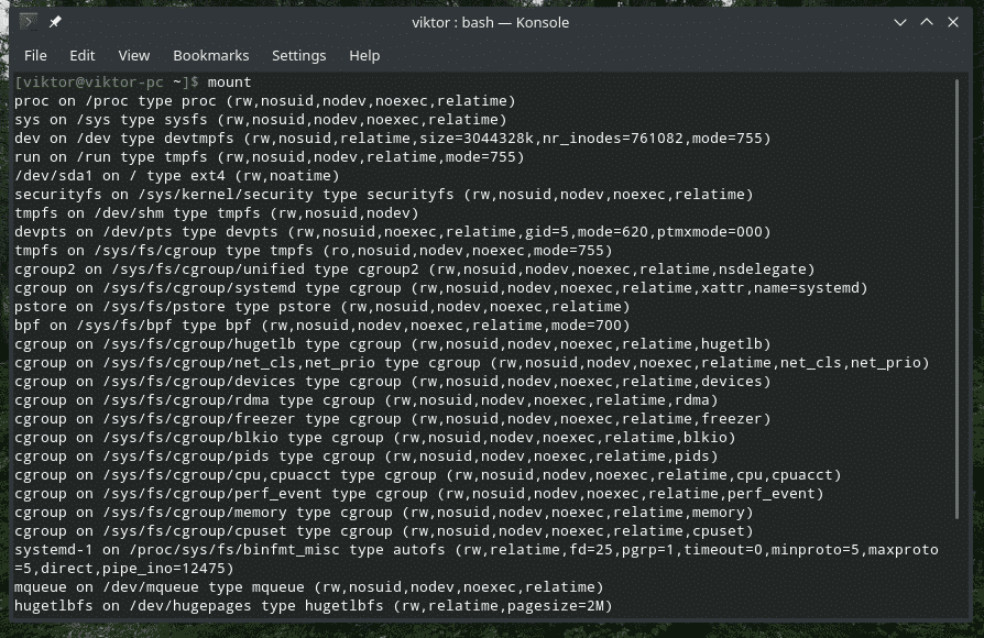 Linux Mount Command