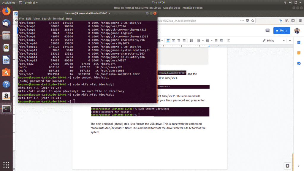 How to Format USB Drive on Linux