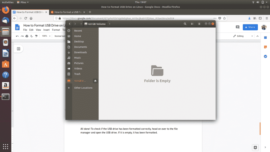 How to Format USB Drive on Linux