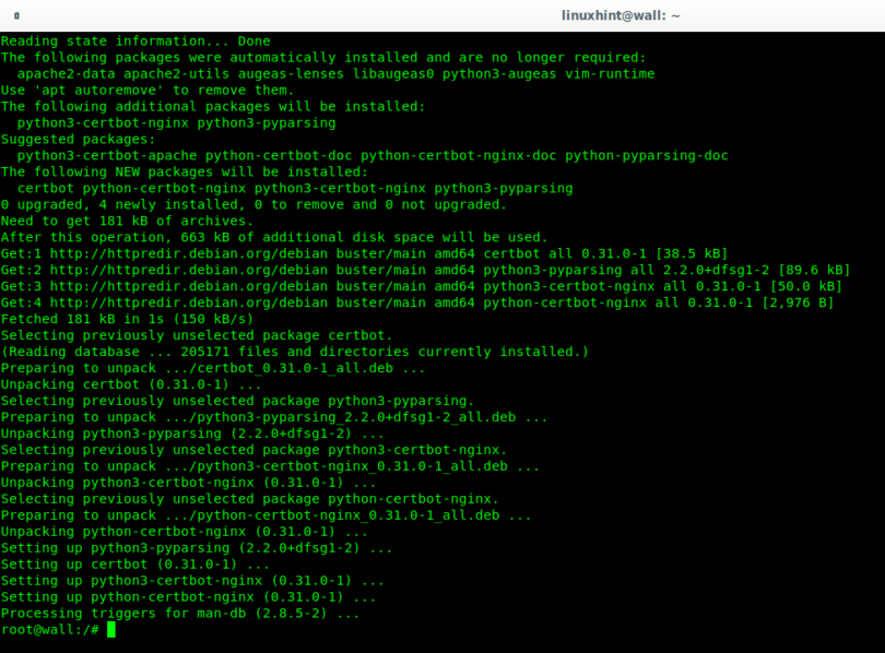 How to Install Free SSL Certificate for Nginx on Debian 10
