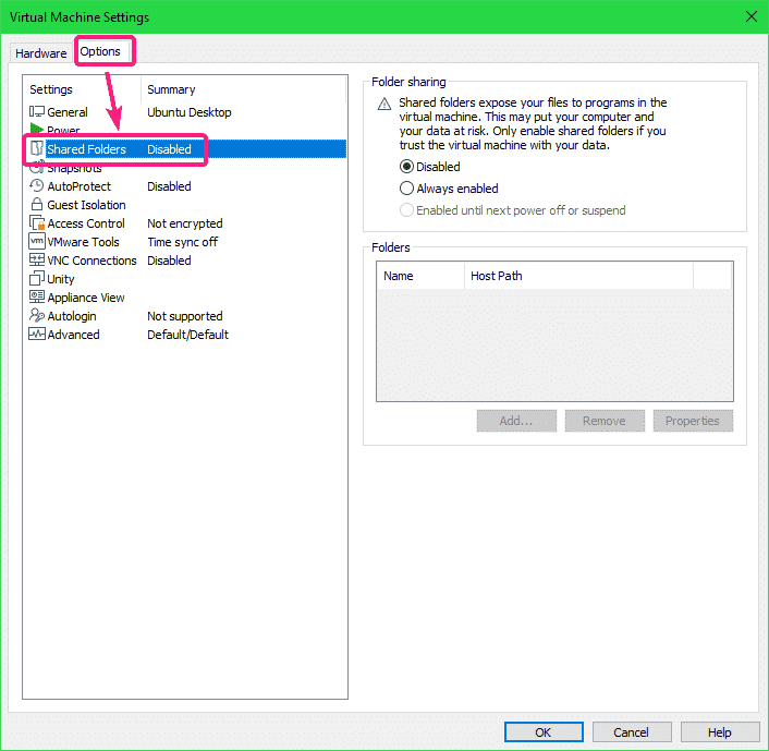 Mounting VMware Shares from the Command Line on Linux VM