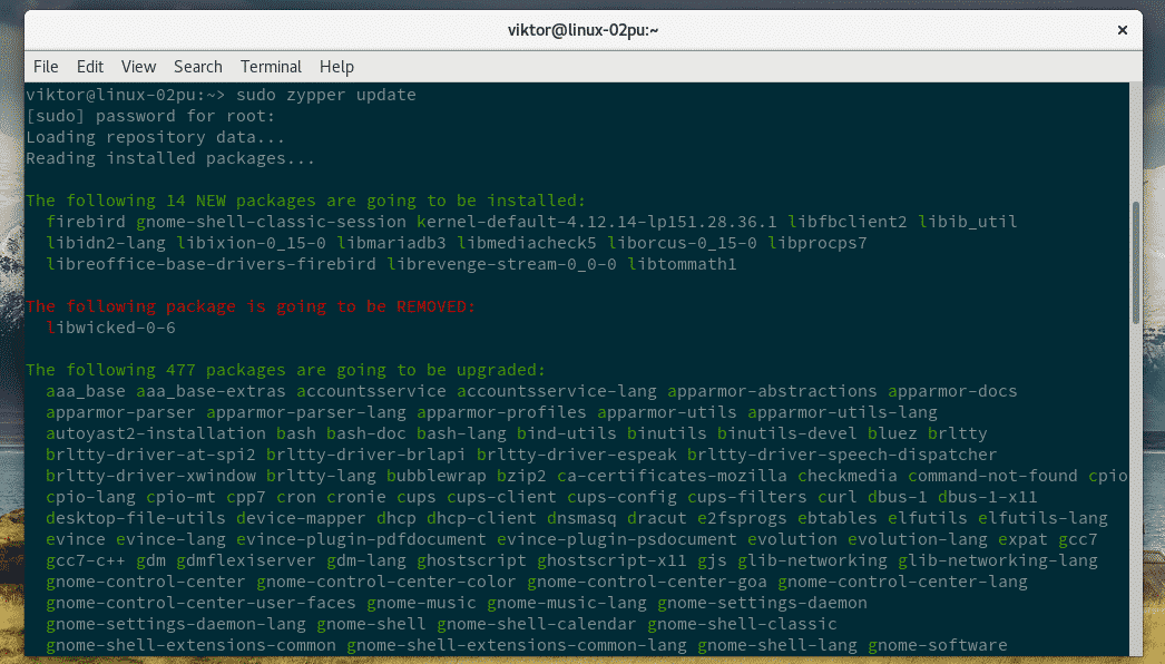 How to Update All Packages on OpenSUSE