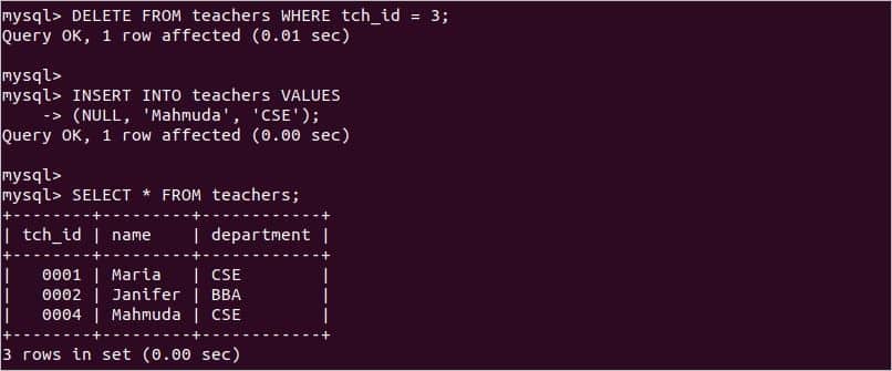 How To Use Mysql Auto Increment