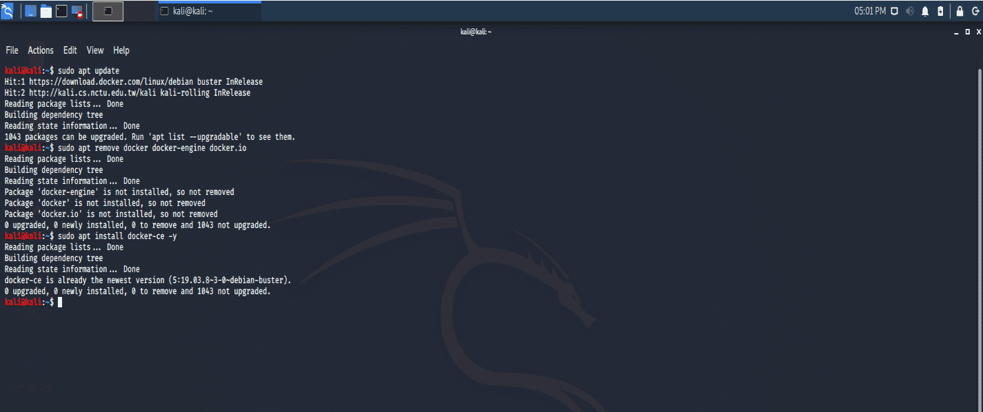 How to Install Docker on Kali Linux 2020.1 Linux Hint