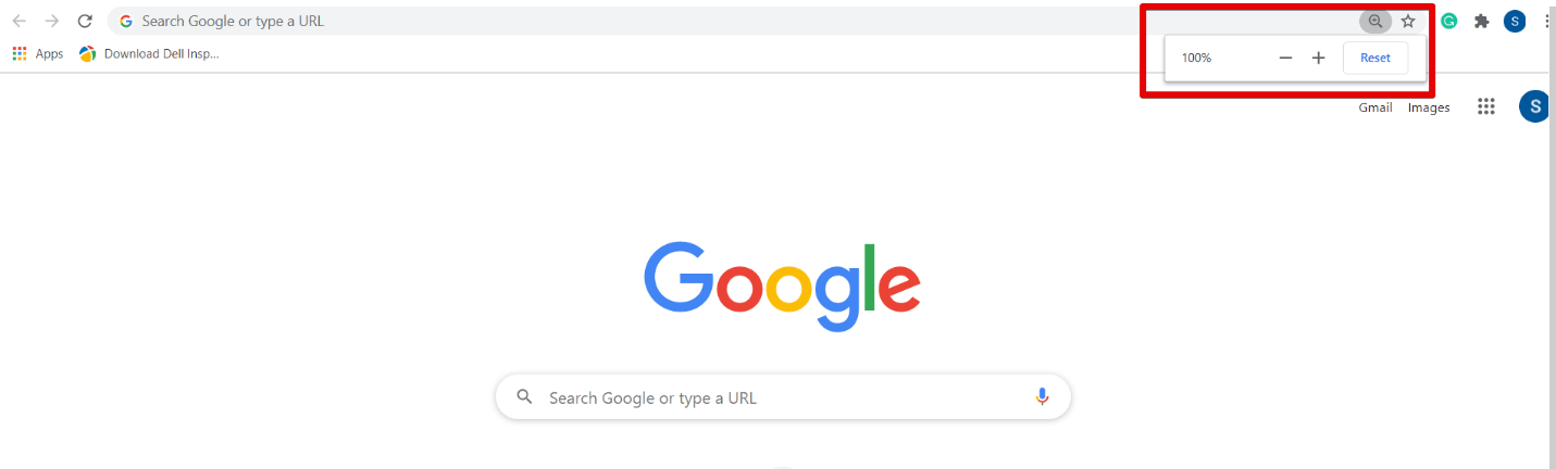 How to zoom in and out to magnify page in Google Chrome Linux Hint