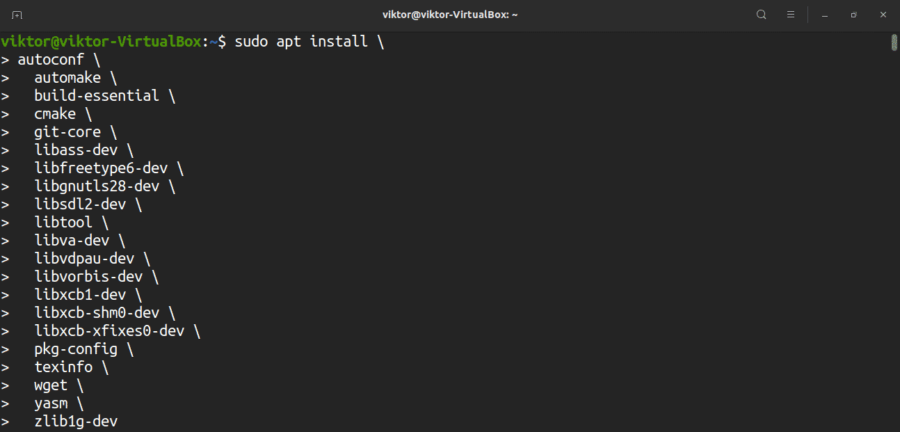 Install and Use FFmpeg on Ubuntu 20.04 Linux Hint