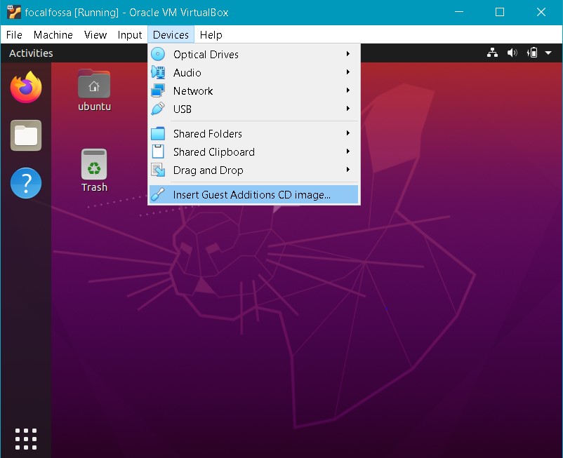 Sharing Folders between Host OS and Guest OS in VirtualBox
