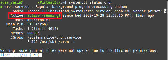 How Do I Check if Crontab is Working? Linux Hint