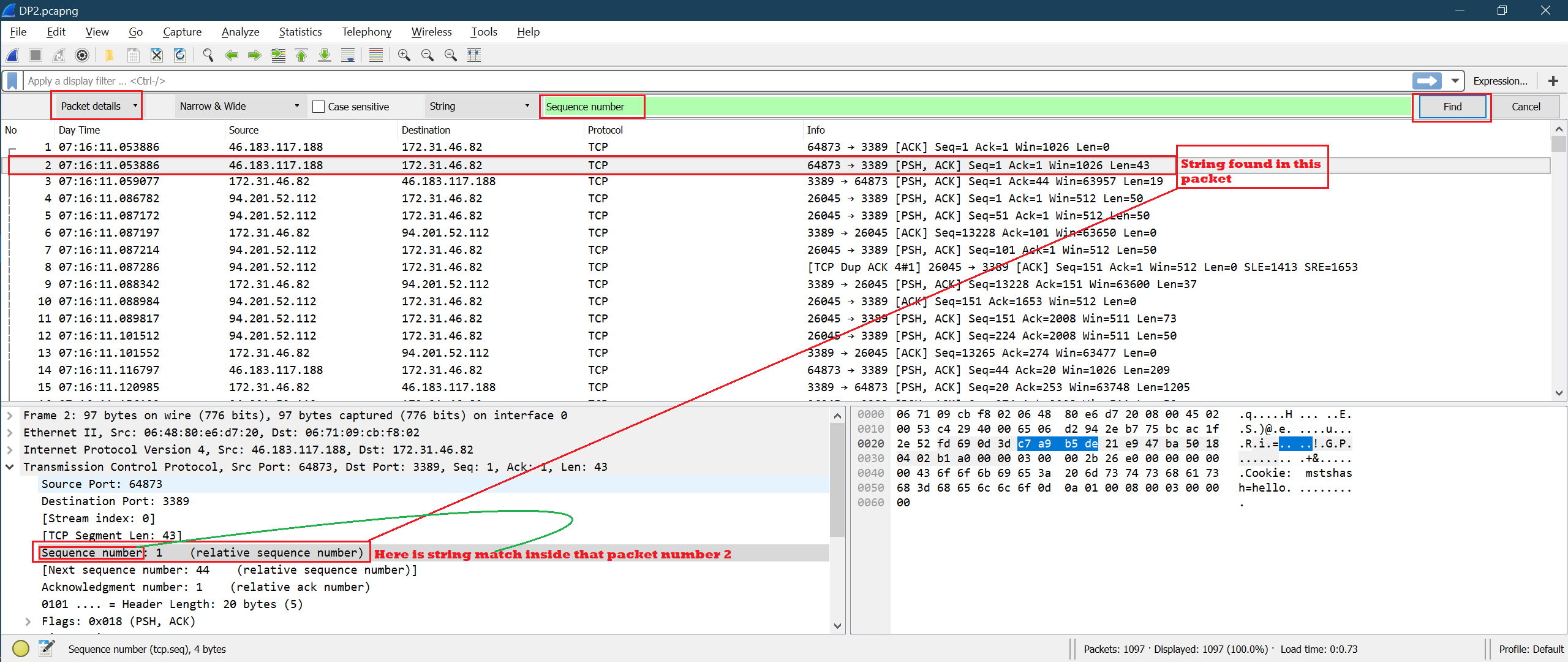 How to Use Wireshark to Search for a String in Packets