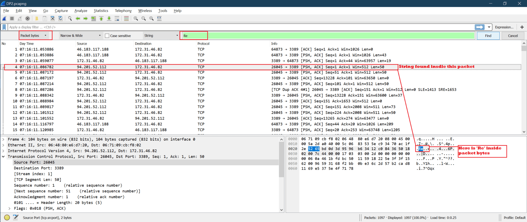 How to Use Wireshark to Search for a String in Packets
