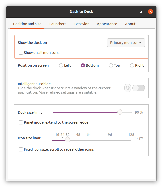Installing Dash to Dock on Ubuntu GNOME Shell Extension