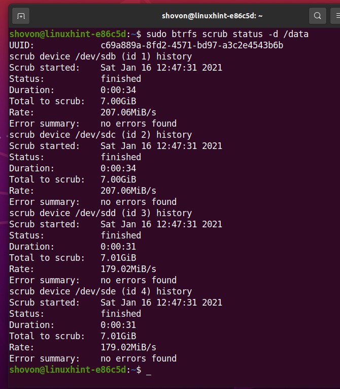 How to Use Btrfs Scrub?