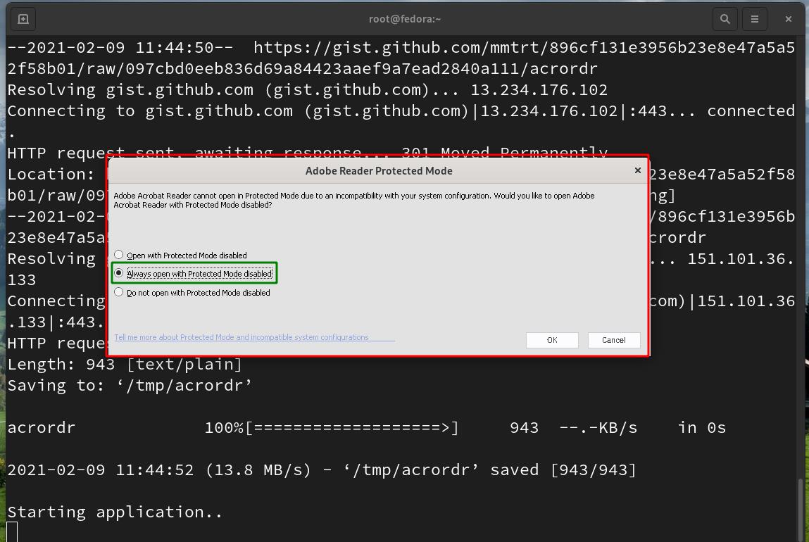 Install Adobe Reader on Fedora Linux Linux Hint