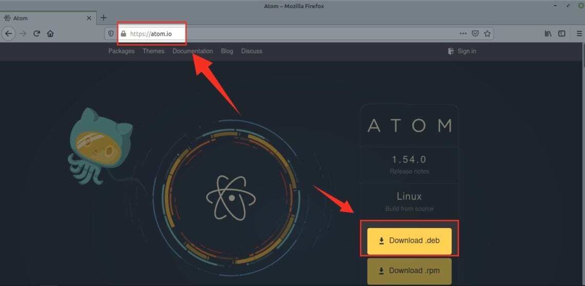 How to Install Atom Text Editor on Linux Mint 20