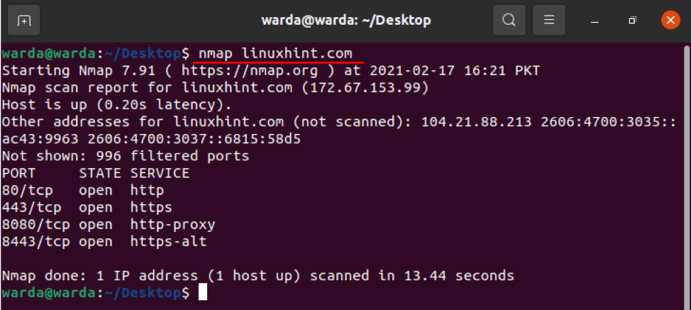 How to Use Nmap Command on Ubuntu 20.04 Linux Hint Sound WRX