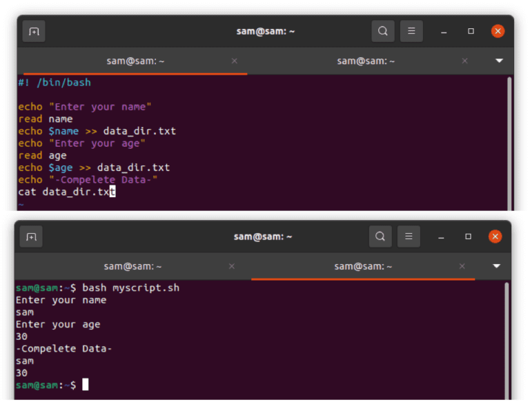 How to Write to a File in Bash