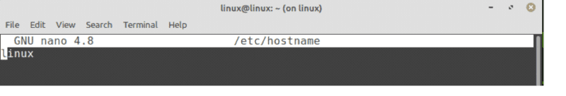 How to Change Hostname on Linux Mint 20 Linux Hint