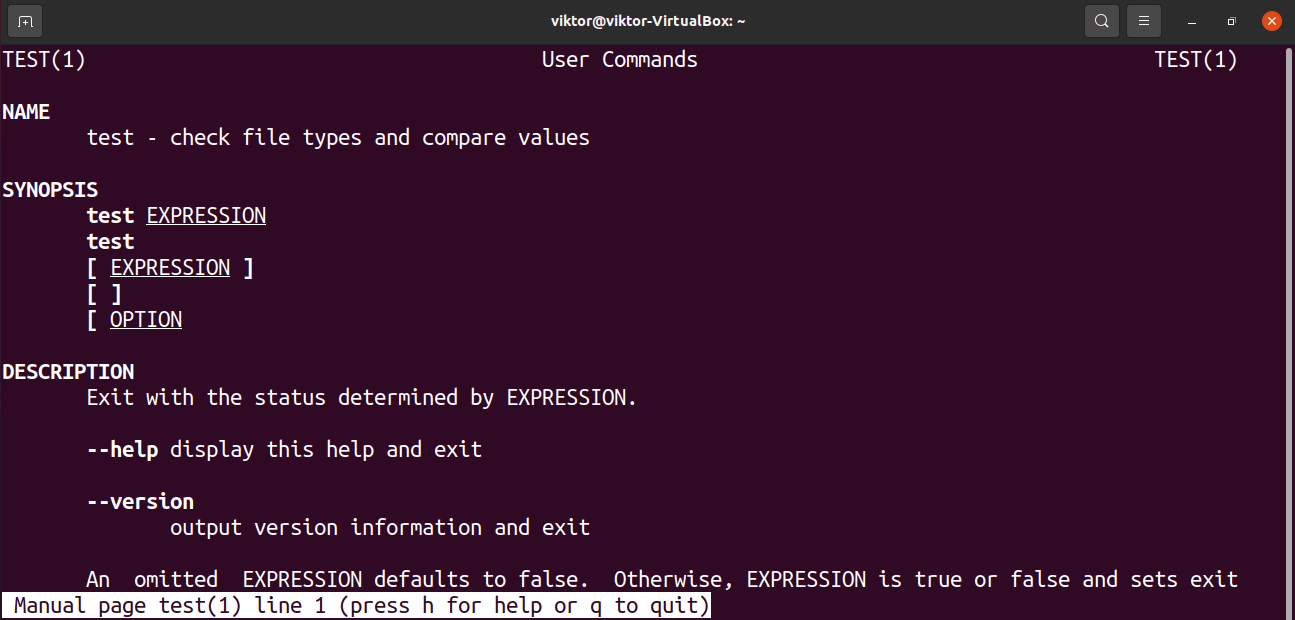 Bash Test Command Linux Hint
