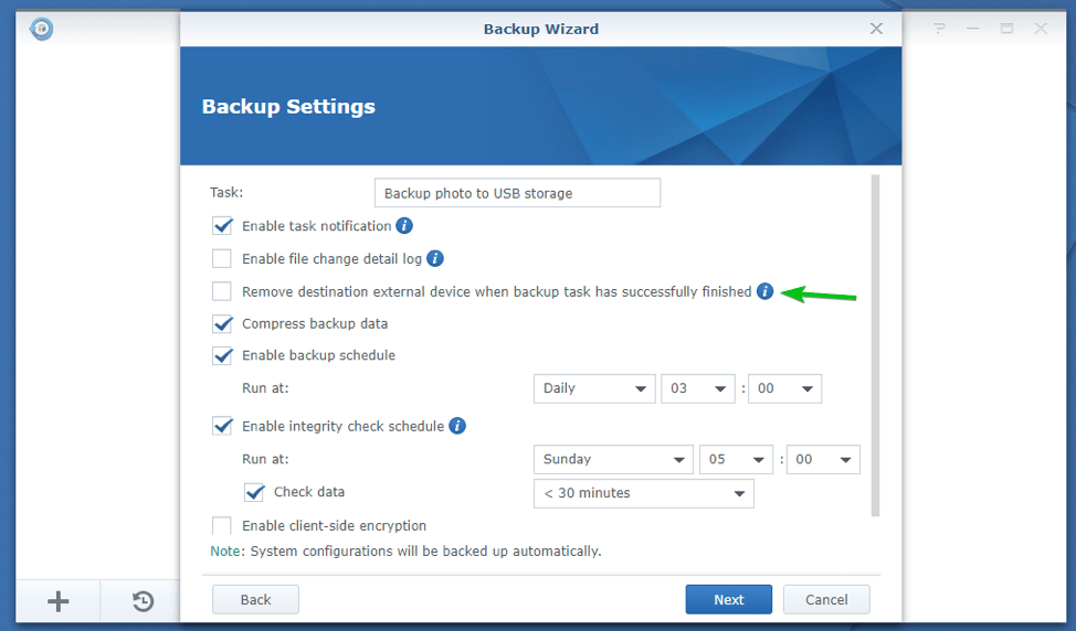 How to Use Synology Hyper Backup – Linux Hint