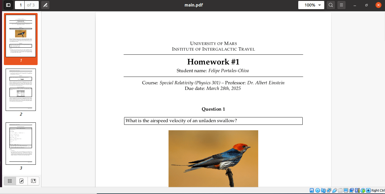 How Do I Convert a .tex Latex File to PDF in Linux?