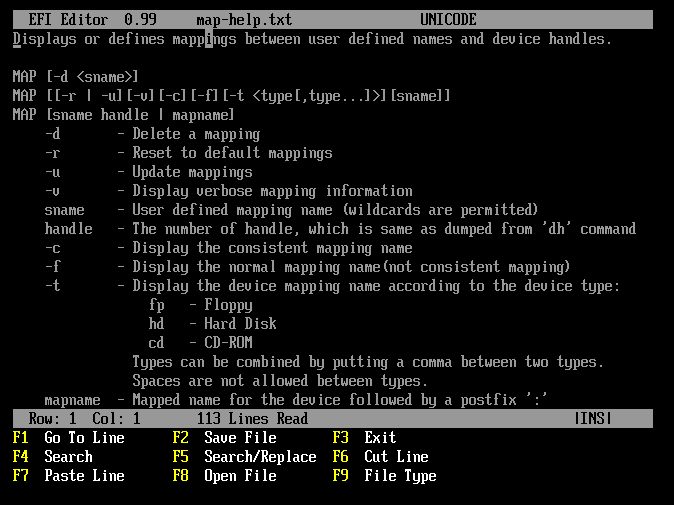 How to Use UEFI Interactive Shell and Its Common Commands Linux Hint