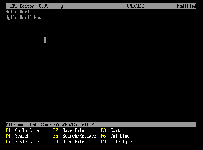 How to Use UEFI Interactive Shell and Its Common Commands Linux Hint