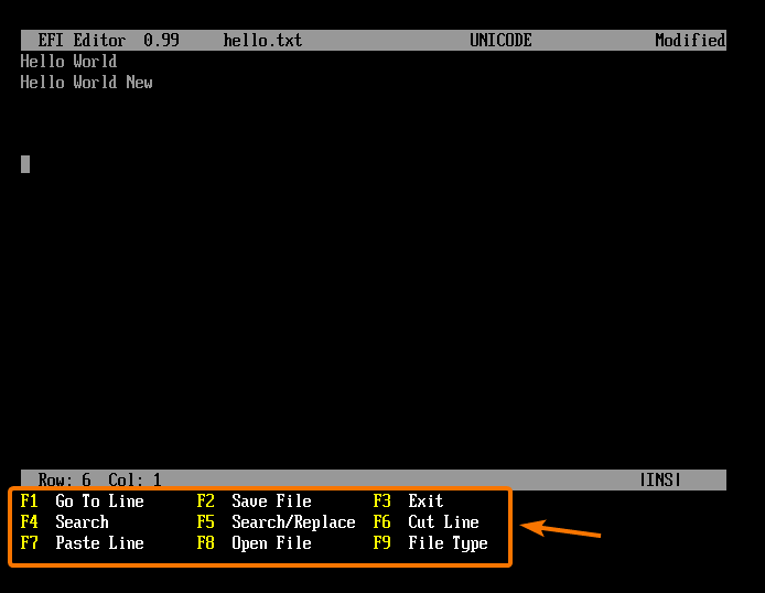 How to Use UEFI Interactive Shell and Its Common Commands Linux Hint