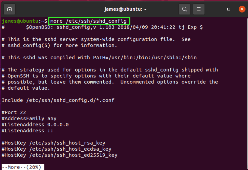 Linux “more” Command with Examples