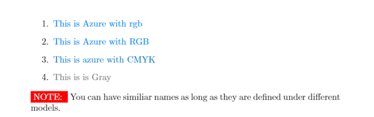 How to Change Text Colors in LaTeX
