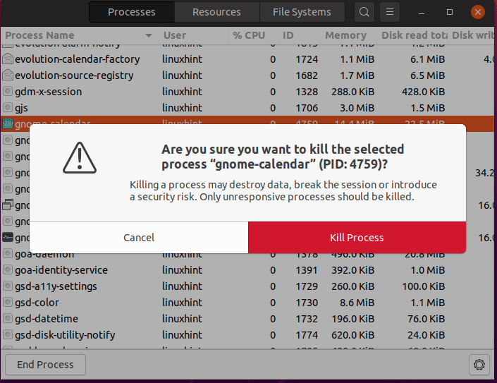 How do I find and kill a process in Ubuntu