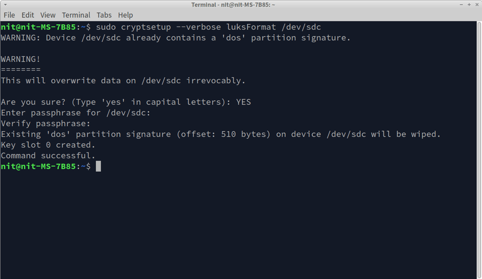 How to Encrypt Storage Drives Using LUKS in Linux
