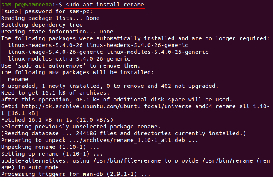 How to rename files in linux terminal » Posetke