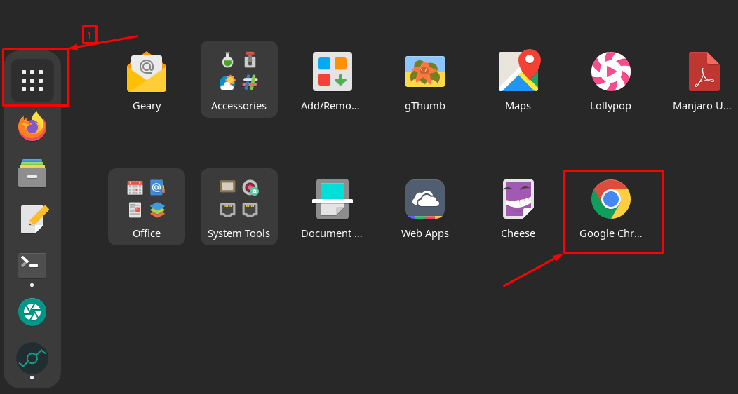 How to install Google Chrome on Manjaro Linux