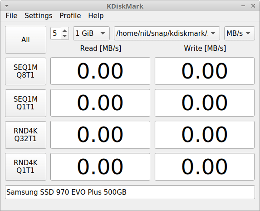 Benchmark Storage Drives in Linux with KDiskMark