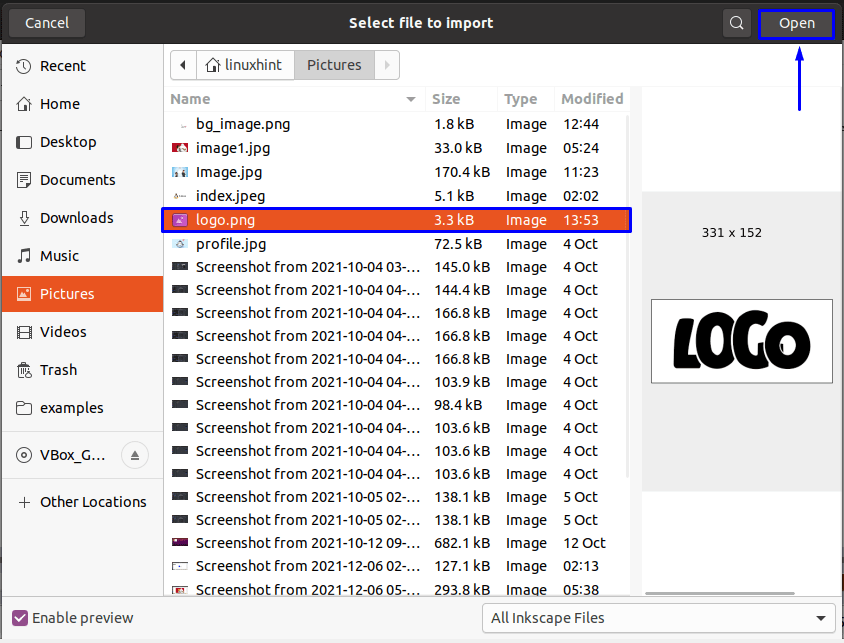 How to remove background in Inkscape