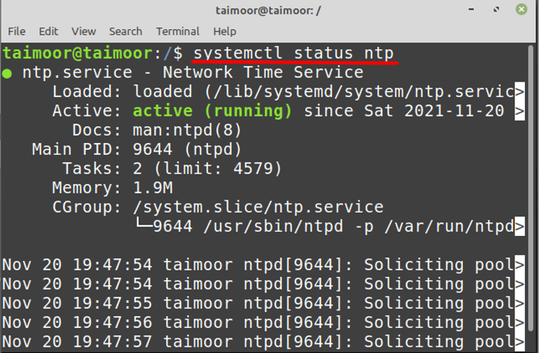 How to configure NTP on Linux Mint
