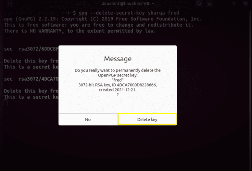 How to Delete GPG Keys in Linux