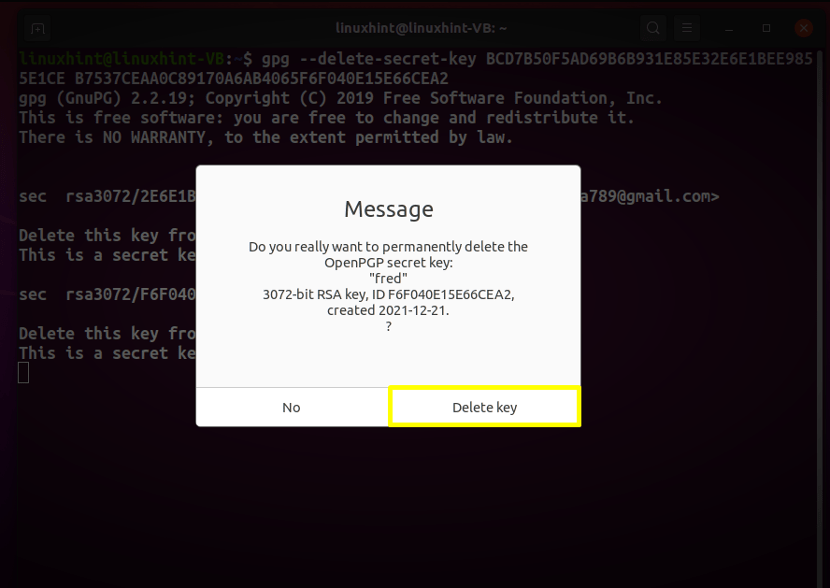 How to Delete GPG Keys in Linux