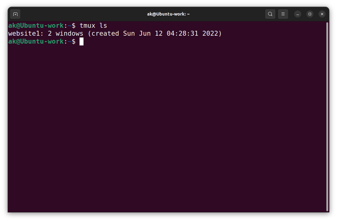 Managing tmux Sessions Linux Consultant
