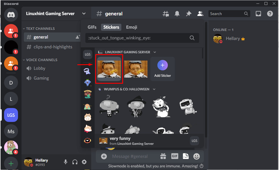 How to Make and Use Discord Stickers Linux Consultant